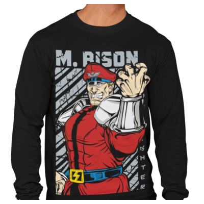 BLUZA STREET FIGHTER BISON